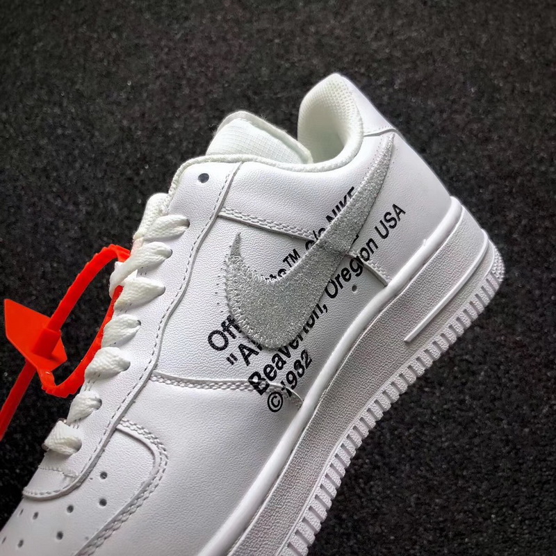 Authentic Air Force 1 Low AF1 x Virgil Abloh Sliver